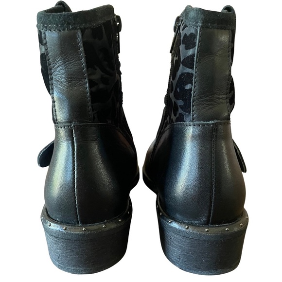 Unity in Diversity Black and Gray Ankle Boots - Picture 4 of 11